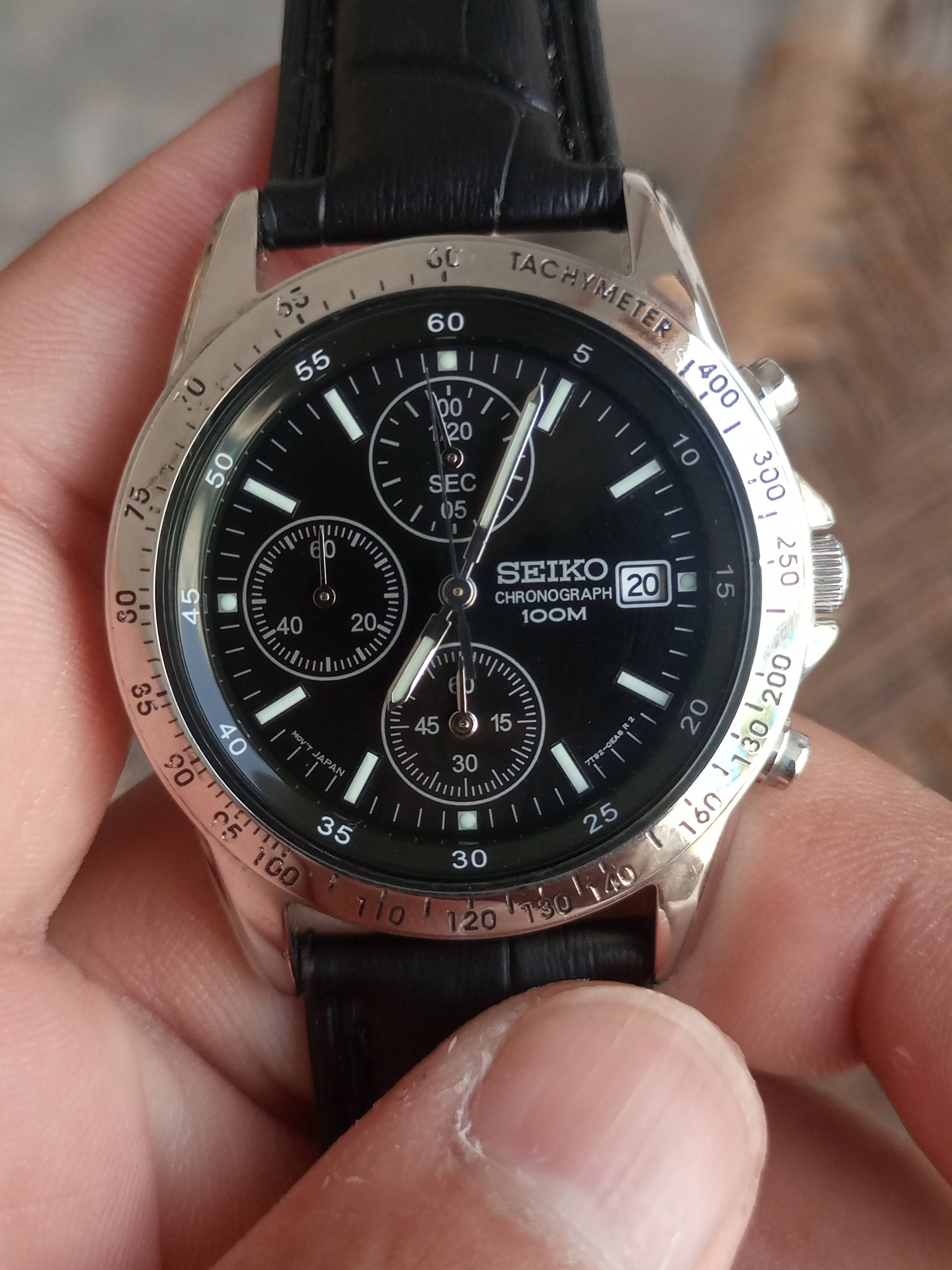 Seiko 7T92-0DW0 chronograph quartz watch | WatchCharts Marketplace