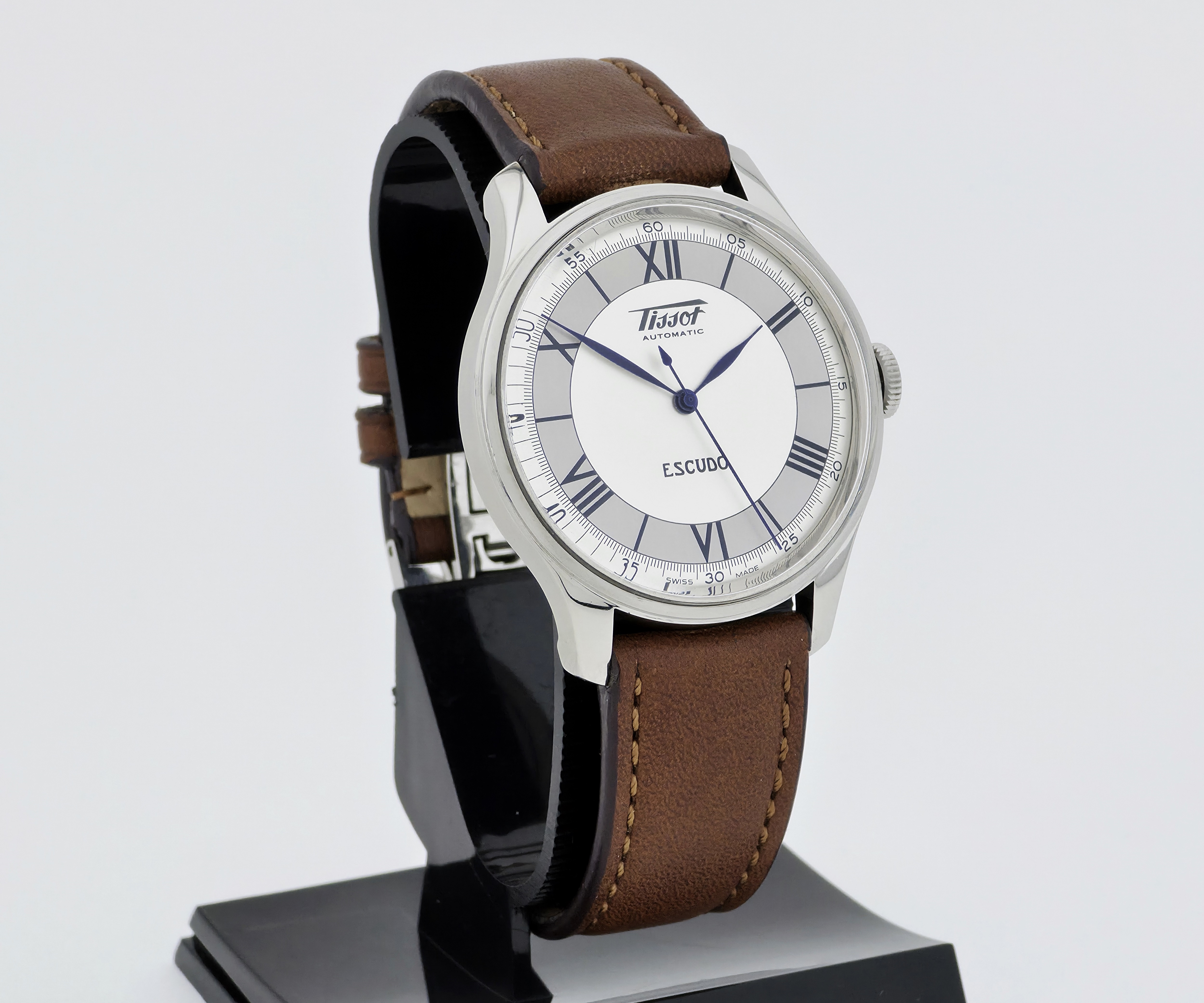 美品　TISSOT HERITAGE SOVEREIGN TISSOT Heritage Sovereign Chronometer Automatic Watch 40mm White