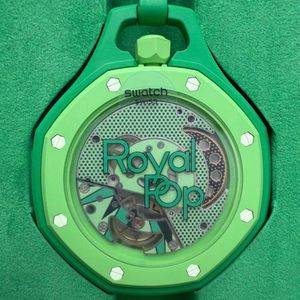AP x Swatch Royal Pop Green Eight Full Set | WatchCharts Marketplace