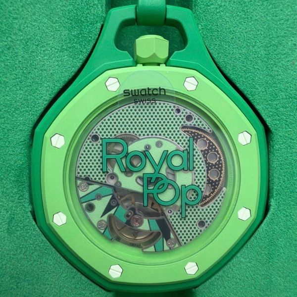 AP x Swatch Royal Pop Green Eight Full Set | WatchCharts Marketplace